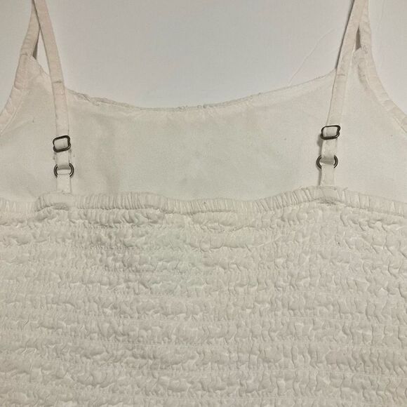 Abercrombie Kids White Eyelet Spagetti Strap Tank. Size 12 - Picture 7 of 11
